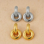 Boucles d'oreille Créole Élégance Minimaliste Bijoux Paradise