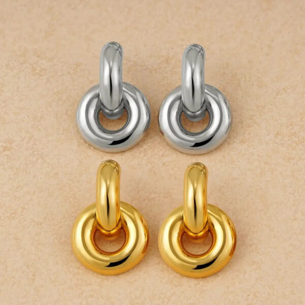 Boucles d'oreille Créole Élégance Minimaliste Bijoux Paradise