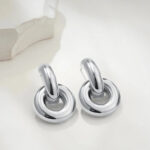 Boucles d'oreille Créole Élégance Minimaliste Bijoux Paradise