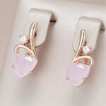 Boucles d'oreille Éclat Rosé Bijoux Paradise