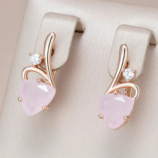 Boucles d'oreille Éclat Rosé Bijoux Paradise