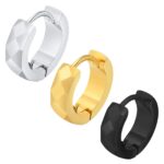 Boucles d'oreille Homme Anneau Charisme Classique Bijoux Paradise