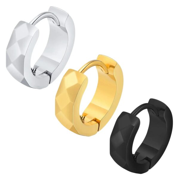 Boucles d'oreille Homme Anneau Charisme Classique Bijoux Paradise