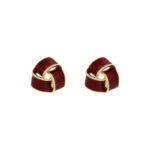 Boucles d'oreille Rouge Brise Pourpre Bijoux Paradise