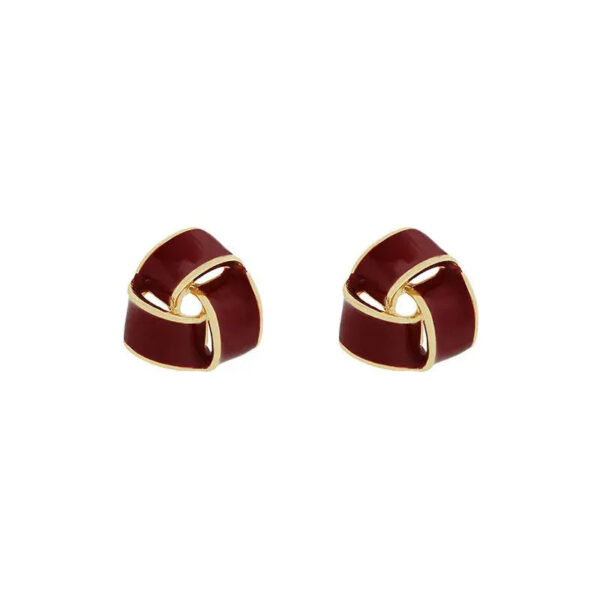 Boucles d'oreille Rouge Brise Pourpre Bijoux Paradise