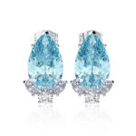 Boucles d'oreille Bleue Cristallin Bijoux Paradise