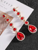 Boucles d'oreille Sang de Grenat Bijoux Paradise